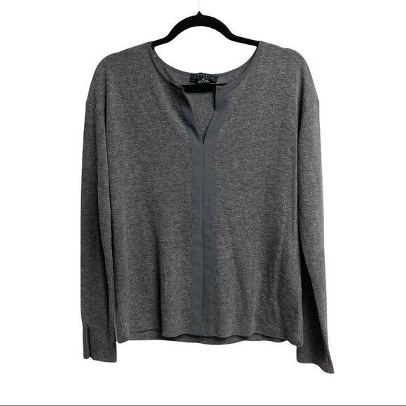 SANCTUARY V-Neck Pullover Sweater Charcoal Grey XS - Picture 1 of 7